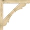 Ekena Millwork Olympic Block Rough Sawn Bracket w/ Offset Brace, Douglas Fir, 6"W x 36"D x 36"H BKT0604X36X36OLY05RDF - alternate 3